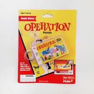 Basic Fun Vintage 90's Operation Keychain  - NEW SEALED